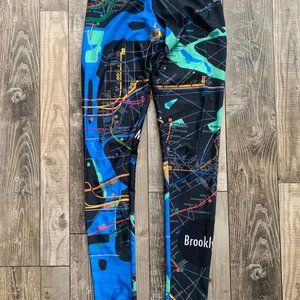 Burning Artists Collective NY Subway Leggings